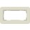 Gira 1002427 Afdekraam E3 Tweevoudig zonder middenstijl Zand Soft-Touch met draagframe antraciet
