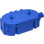 ABB HAF G251 Doos voor montage in de wand/plafond Hafobox Dubbele gietbouwdoos 4 x 19 mm 50 mm