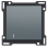 Niko 220-60005 Afwerkingsset met lens voor enkelvoudige schakelaar of drukknop, Alu grey coated
