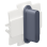 Niko 226-56001 Enkelvoudige Schakelfunctie Rocker Alu blue grey