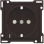 Niko 124-66908 Afwerkingsset voor stopcontact met randaarde, beschermings afsluiters en spannings aanduiding Dark brown coated