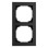 Busch Jaeger 1722-4025 Busch-art linear 2-voudig Glas zwart