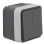 Berker 30753505 W.1 Serieschakelaar met behuizing Grijs IP55
