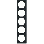 Busch Jaeger 1725-45M Busch-art linear 5-voudig Zwart mat