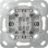Gira 314700 Basiselement wipdrukcontact 2-voudig en 4-voudig 10 A 250 V~ Maakcontact 1-polig (met bevestigingsklauwen)
