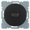 Berker 3315422045 R.1/R.3 High Definition wandcontactdoos (HDMI) Zwart Glanzend