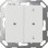 Gira 517527 Drukcontact System 55 met wip 2-voudig onbedrukt/pijlsymbolen voor Gira One en KNX Zuiver wit mat