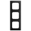 Busch-Jaeger 1723-915 Busch-balance SI Afdekraam 3-voudig Zwart mat