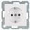 Berker 47238989 S.1/B.3/B.7 Wandcontactdoos met randaarde en verhoogde aanraakbeveiliging Steekklemmen polarwit glanzend