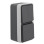 Berker 47903515 W.1 Combi WCD+ Serieschakelaar met behuizing Grijs IP55