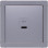 Berker 48606084 Q.1/Q.3/Q.7 Centraalplaat voor USB Alulook Soft Finish