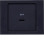 Berker 48607006 K1 Centraalplaat voor USB Antraciet Mat