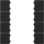 Gira 5020005 Wippenset 4-voudig voor tastsensor 4.55 Plus Zwart mat