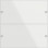 Gira 502212 KNX Wippenset 2-voudig voor tastsensor 4.95 Glas wit