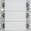 Gira 511300 KNX-Tastsensor Basis Systeem 55 Drievoudig