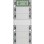 Gira 514500 KNX-Tastsensor Plus Systeem 55 Vijfvoudig