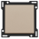 Niko 157-61105 Afwerkingsset voor enkelvoudige schakelaar of drukknop Champagne coated