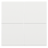 Niko 154-00060 tweevoudige toets voor het Hue systeem White Coated
