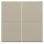 Niko 157-00060 tweevoudige toets voor het Hue systeem Champagne Coated