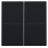 Niko 161-00060 tweevoudige toets voor het Hue systeem Black Coated