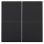 Niko 200-00060 tweevoudige toets voor het Hue systeem Bakelite Piano Black Coated