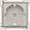 Niko 102-66901 afwerkingsset voor wandcontactdoos met randaarde en kinderveiligheid, Light grey