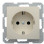 Berker 6147438982 S.1/B.3/B.7 Wandcontactdoos met randaarde zonder spreidklemmen met steekklemen crème-wit/elektrowit