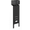 Niko 761-36855 Spuitwaterdichte tuinpaal Essential met tweevoudig stopcontact Randaarde Zwart IP55 (TIP)
