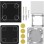 Gira 823127 Montageset EnOcean draadloze wandzender 1-voudig Zuiver Wit Mat