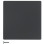 Berker 85141126 Q.1/Q.3/Q.7 Drukknop-opzetmodule, 1-voudig antraciet soft finish 