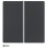 Berker 85142126 Q.1/Q.3/Q.7 Drukknop-opzetmodule, 2-voudig antraciet soft finish 