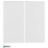 Berker 85142188 S.1/B.3/B.7 Drukknop-opzetmodule, 2-voudig polarwit mat