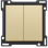Niko 221-61505 Afwerkingsset voor serieschakelaar, wisselschakelaar + drukknop N.O., dubbele wisselschakelaar of dubbele drukknop N.O. of N.G, Alu gold coated
