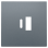 Niko 220-68002 Afwerkingsset voor dubbele smart USB-A en USB-C-lader Blue grey 