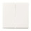 Busch Jaeger 6736 FoH-914 Busch-balance SI Bedieningswip 2-voudig Wit