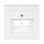 Busch-Jaeger 1803-02-884 Platform 63 Centraalplaat met tekstveld UAE 2-voudig Studiowit Mat