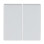 Busch Jaeger 6736 FoH-83 Bedieningswip 2-voudig voor serie Platform 63 Future linear Aluzilver
