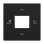 Busch-Jaeger 6235-915 Busch-balance SI Centraalplaat voor kamerthermostaat Zwart mat
