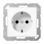 Jung A 1520 N WW Wandcontactdoos met beschermingscontact 16A 250V Alpine wit