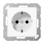 Jung A 1520 NBF WW Wandcontactdoos met beschermingscontact 16A 250V Alpine wit (slagvast)