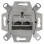 Rutenbeck 136104070 Tweevoudige Universele Data-inbouwmodule UAE CAT6