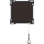 Niko 124-63606 afwerkingsset voor trekschakelaar, Dark brown