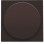Niko 124-31003 Afwerkingsset voor draaiknopdimmer of extensie, incl. draaiknop Dark brown coated