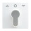 Busch-Jaeger 2557 PZ-914-101 Busch-balance SI Centraalplaat met opdruk Wit