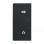Busch-Jaeger 6237-21-885 Bedieningswip 2-voudig links met symbool "Play/Pauze" Zwart mat