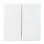Busch Jaeger 6736 FoH-84 Bedieningswip 2-voudig voor serie Platform 63 Future linear Studiowit 