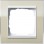 Gira 0211773 Event Clear Afdekraam 1-voudig Zand met overgangsafdekplaat Zuiver wit glanzend