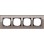Gira 0214122 Afdekraam Esprit Viervoudig Glas umbra
