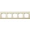Gira 0215021 Afdekraam speciaal voor wandgootmontage vijfvoudig Creme wit glanzend