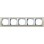 Gira 0215776 Event Clear Afdekraam 5-voudig Zand met overgangsafdekraam Aluminium